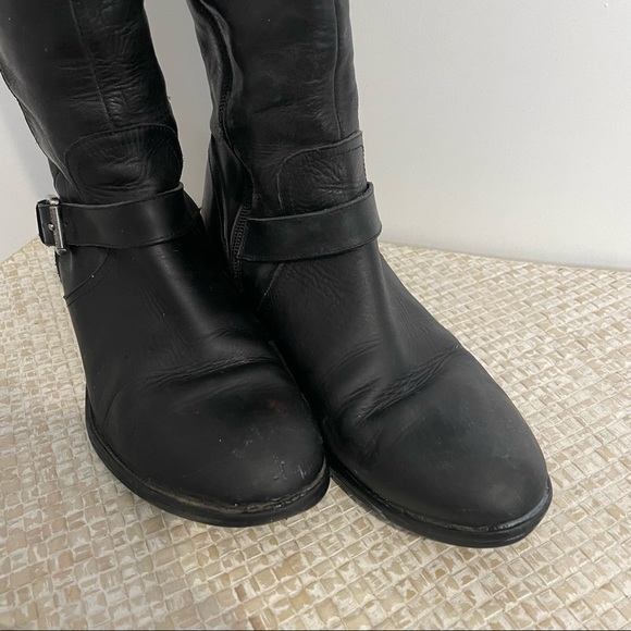 Ralph Lauren Black Leather Riding Boots - Picture 3 of 5